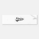 Ninja Professional Job Bumper Stickers
