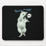 Ninja Puppy Mouse Pads