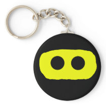 Ninja Smiley Keychain