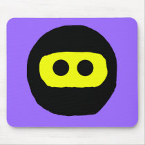 Ninja Smiley Mousepad