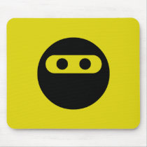 Ninja Smiley mousepads