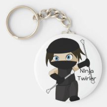 Ninja Twirler Key Chains
