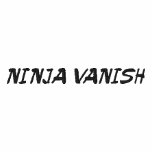 "Ninja Vanish" Black Polo embroidered shirts