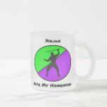 Ninjas ate my homework mug