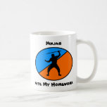Ninjas ate my homework mugs