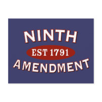 Ninth Amendment Est 1791 Post Card