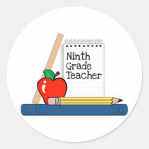 Ninth Grade Teacher (Notebook) Sticker