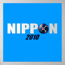 Nippon 2010 Football - Japan Soccer Gifts Posters