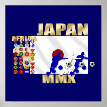 Nippon Japan 32 Countries soccer football gifts Posters