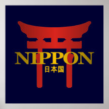 Nippon -Torii Poster