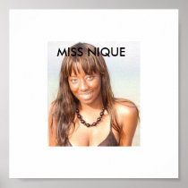 nique14head, MISS NIQUE Print