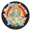 Nirvana Buddha stickers