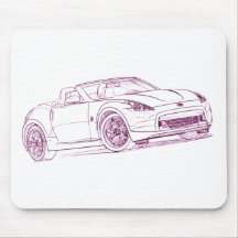 Nis 370Z Convertible Mousemats