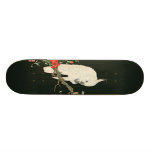 Nishimura White Cockatoo Asian Art Print Skateboar Skateboard Decks
