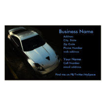 Nismo 350Z Business Card Template