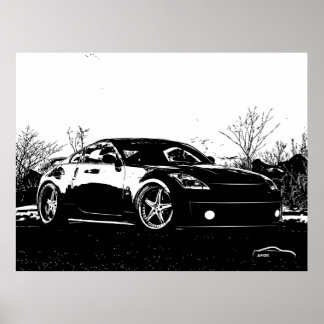 Poster of a nissan 350z #8