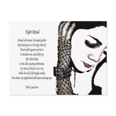 Nite Ritual Post Cards by churchto12