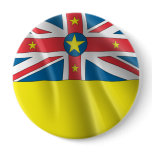 NIUE ISLAND PINBACK BUTTON