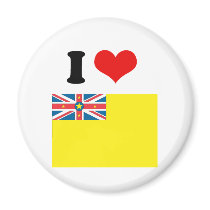 Niue Island Flag Fridge Magnets