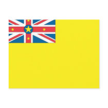 Niue Island Flag Post Card