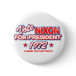 Nixon 1972 Election Pinback Button