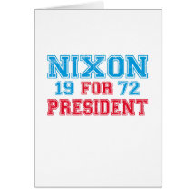 Nixon 1972 election greeting cards