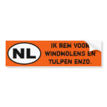 NL Sticker - I Break for windmills (Dutch Version) bumper stickers