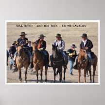 No 19 - DSC - 0(7) Maj. Reno and His 7th Cavalry Poster
