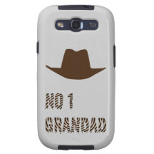 NO 1 Grandad With Cowboy Hat Samsung Galaxy S3 Covers