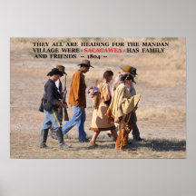 No 20 -DSC- 0(15) Heading for the Mandan Village Print