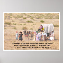 No 31 - DSC - 0(51) Prairie Scorner Wagons, Poster