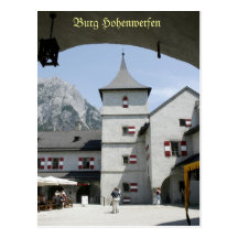 No.6 Burg Hohenwerfen Austria Postcard