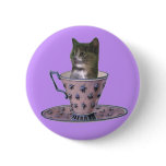 No Added Sugar kitten button