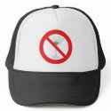 No Alcohol - Martini Design hats