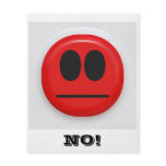 No! Angry Face flyers