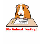 No Animal Testing! t-shirts