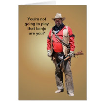 NO BANJO CARD