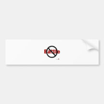 No Battle Bumper Stickers