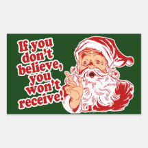No Believing No Recieving Stickers