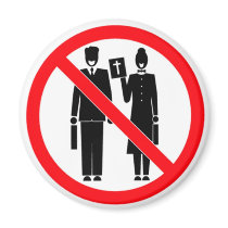No Bible Thumpers Fridge Magnet