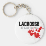 No Blood No Foul Lacrosse Gift Keychains