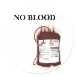 No Blood Sticker
