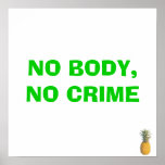 NO BODY,NO CRIME posters
