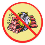 no bombs tan stickers