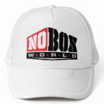 No Box World Trucker Hat white
