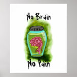 No Brain No Pain Poster