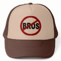 No Bros Man ! hats