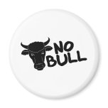 No Bull! Black Cow Design Magnets