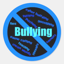 No bullying sticker