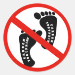No Carbon FootPrint Stickers